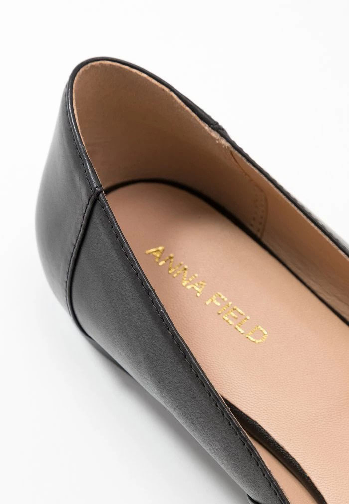 Ballerine ANNA FIELD Anna Field Leather Ballerinas Noir Femme | OLE-2089499